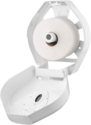 Distributeur de papier toilette jumbo Maxi Plastique ABS Blanc 34 x 14,5 x 37,5 cm