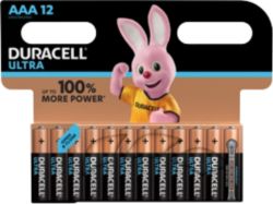 Piles Duracell Ultra Power AAA MX2400 LR03 1,5V Alcaline 12 Unités