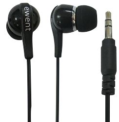 Écouteurs filaires ewent In Ear EW3584 Connecteur 3,5 mm  Noir