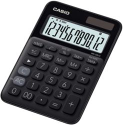 Calculatrice de bureau Casio MS 20UC BK 12 chiffres Noir