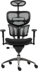 Fauteuil ergonomique Realspace Galaxy Filet, Tissu Noir