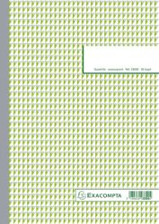 Carnet de commandes autocopiant Exacompta 3128X duplicata Blanc, vert Ligné 10,5 x 17,5 cm