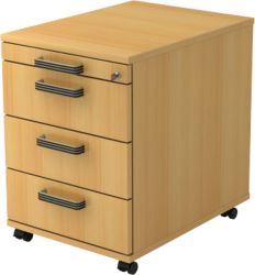 Caisson à tiroirs Hammerbacher Future Hêtre 428 x 580 x 590 mm