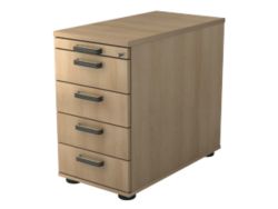 Caisson à tiroirs Hammerbacher VSC50 Chêne 428 x 800 x 760 mm