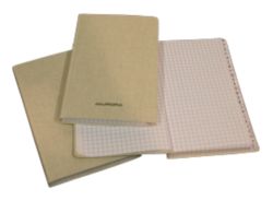 Cahier relié AURORA Index A Z Crème Quadrillé 5 x 5 mm 60 g