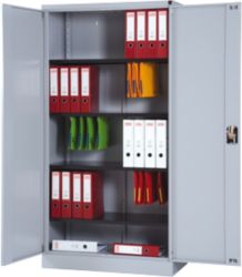 Armoire à portes battantes Realspace Argenté 920 x 420 x 1&nbsp;950 mm