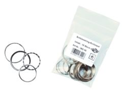 Anneaux pour porte clés WEDO Argenté 15 Unités