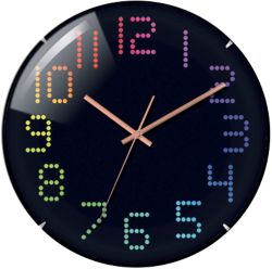 TechnoLine Horloge murale WT 7410 31 x 3 cm Noir