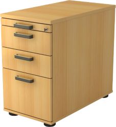 Caisson à tiroirs Hammerbacher Future 3 428 x 800 x 760 mm Imitation hêtre