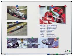 Tableau blanc Legamaster Premium Acier Laqué Magnétique 120 x 90 cm