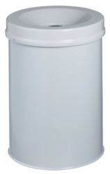 Corbeille à papier DURABLE 3305 10 Gris clair 15 l Métal 35,7 cm Ø
