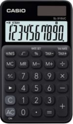 Calculatrice de poche Casio SL 310UC BK 10 chiffres Noir