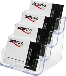 Porte cartes de visite Deflecto 70841 Transparent 50 9,9 x 9,5 x 3,5 cm