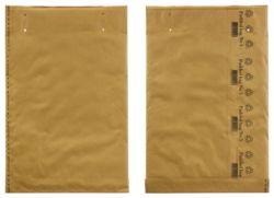 Pochettes d'expédition matelassées bulles Jiffy C4 260 (l) x 370 (H) mm Clip Sac de prélèvement Sans Fenêtre Brun 100 Unités