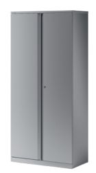 Armoire haute à portes battantes Bisley Essentials Argenté 914 x 470 x 1&nbsp;970 mm