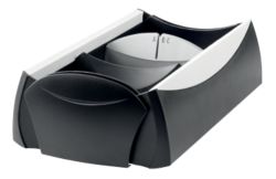 Porte cartes HAN Delta VIP Noir, argenté 500 12 x 25,5 x 8 cm