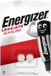 Piles bouton Energizer A76 LR44 1,5V Alcaline 2 Unités