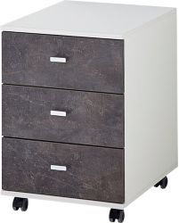 Caisson à tiroirs GERMANIA 4151 261 Blanc, gris 400 x 500 x 580 mm