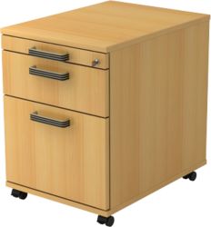 Caisson à tiroirs Hammerbacher Future Imitation hêtre 428 x 580 x 590 mm