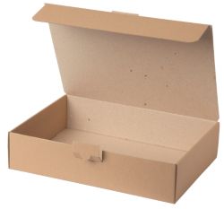 Boîtes d'expédition Fermeture postale Marron 305 (l) x 220 (P) x 70 (H) mm 50 Unités