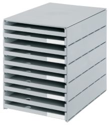 Module de classement Styro Styro Gris 10 tiroirs 24,6 x 33,5 x 32,3 cm