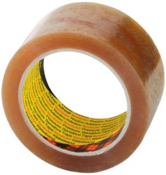 Scotch Ruban Adhésif d'Emballage Silencieux 3707 50 mm x 66 m Transparent