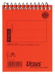 Bloc à spirale Ursus Quadrillé A6 270 g