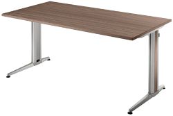 Bureau Hammerbacher Imitation noyer 1&nbsp;600 x 800 x 720 mm