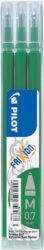 Recharges stylo bille Pilot FriXion Vert 3 Unités