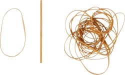 Élastiques Office Depot 1,5 x 90mm Ø 57mm Naturel 500g