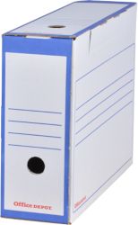 Boîte d'archivage Office Depot A4 bleu (10cm)   25 unités