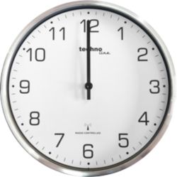 Horloge murale TechnoLine WT8900 33 x 4,8 cm Argenté