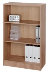 Bibliothèque Hammerbacher Matrix 2 Imitation noyer 800 x 400 x 1&nbsp;270 mm