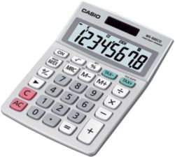 Calculatrice financière Casio MS 88ECO 8 chiffres Gris