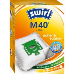 Sacs pour aspirateur Swirl M40 4 Unités