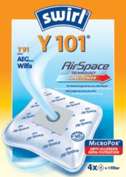 Sacs aspirateur Swirl Y101 Airspace 4 Unités