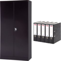 Armoire de classement Realspace Noir 920 x 420 x 1&nbsp;800 mm