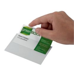 Pochettes autocollantes DURABLE Pocketfix 90 x 57 mm Transparent plastique 100 unités