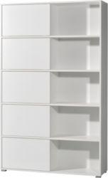 Armoire semi ouverte GERMANIA 4037 Blanc, imitation chêne 1&nbsp;200 x 350 x 1&nbsp;960 mm
