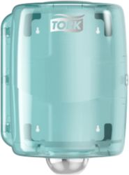 Distributeur de serviettes Tork W1, W2 Maxi Plastique Blanc, turquoise 32,8 x 30,2 x 44,7 cm