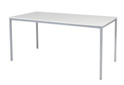 Table de cantine Schaffenburg Domino Basic Blanc