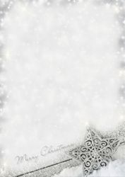 Papier à lettre de Noël Sigel Brilliant Star 90 g