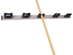 Support à balai BETRA 5,5 x 90 cm Noir