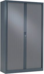 Armoire à portes rideaux Pierre Henry GC1912 Anthracite 1&nbsp;200 x 430 x 1&nbsp;980 mm