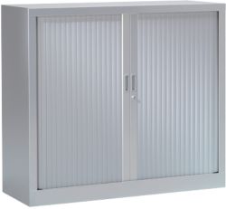 Armoire à portes rideaux Pierre Henry Monobloc Aluminium 1&nbsp;200 x 430 x 1&nbsp;000 mm