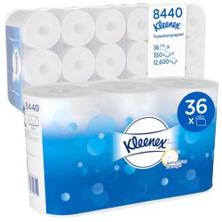 Papier toilette Kleenex Premier 3 épaisseurs 36 Rouleaux de 350 Feuilles