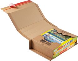 BOITE POSTALE UNIVERSELLE COLOMPAC 225 (L) x 100 (P) x 353 (H) mm Marron Paquet de 20 unités