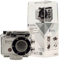 Caméra d'action König CSACW100 8 Mégapixels Noir, argenté