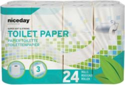 Papier toilette Highmark Standard 3 épaisseurs 24 Rouleaux de 250 Feuilles