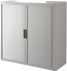 Armoire à portes rideaux Paperflow Gris 1&nbsp;100 x 415 x 1&nbsp;040 mm
